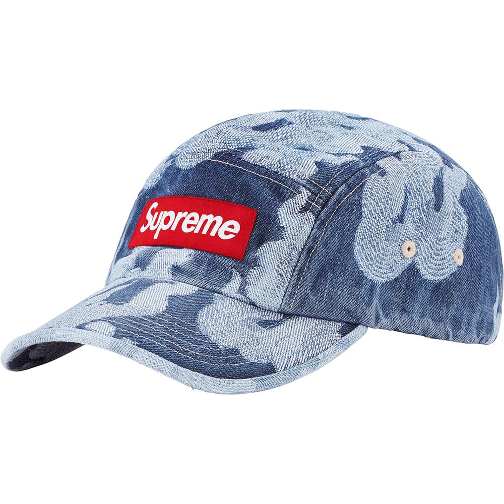 Flames Jacquard Denim Camp Cap - spring summer 2023 - Supreme