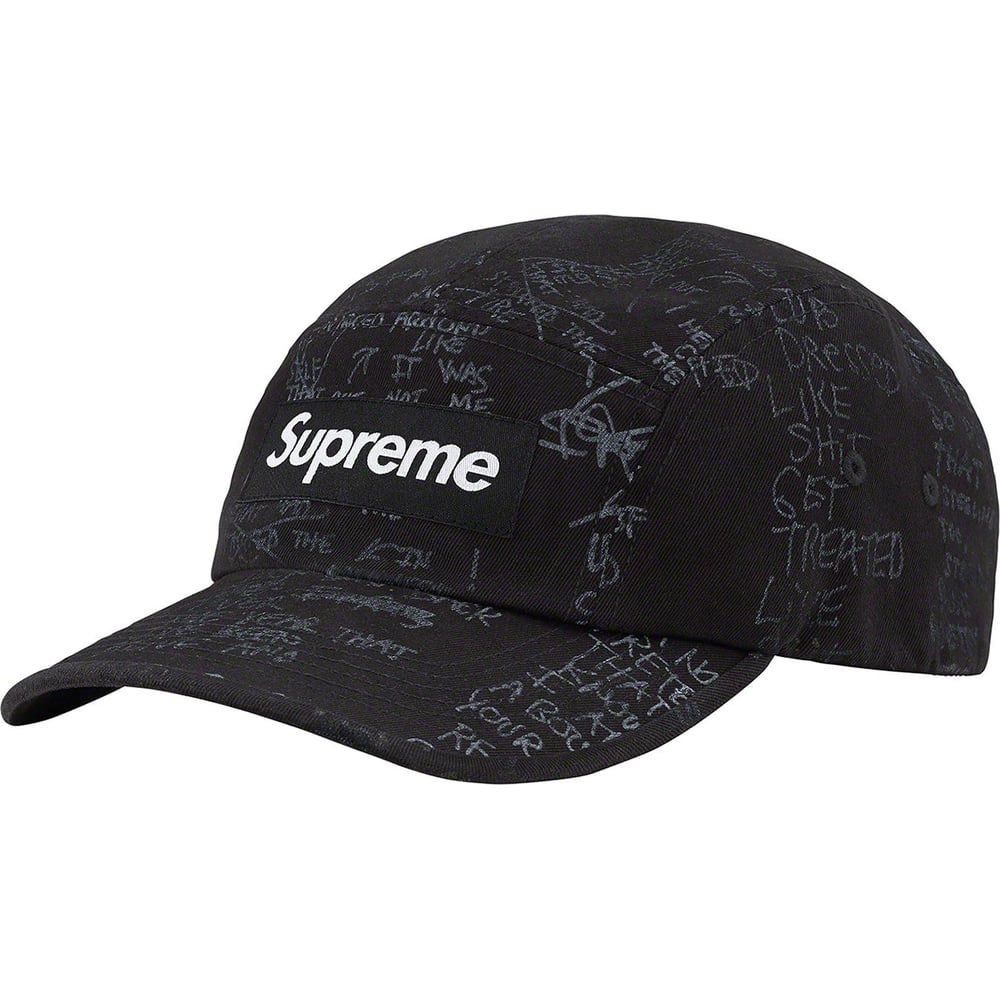 Details on Gonz Poems Camp Cap  from spring summer 2023 (Price is $48)