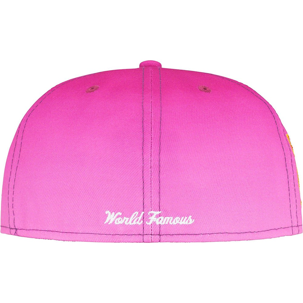 supreme newera gradient box logo pink