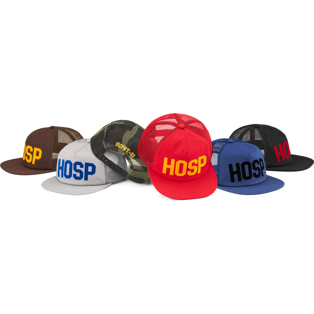 Supreme HOSP Mesh Back 5-Panel releasing on Week 1 for spring summer 2023