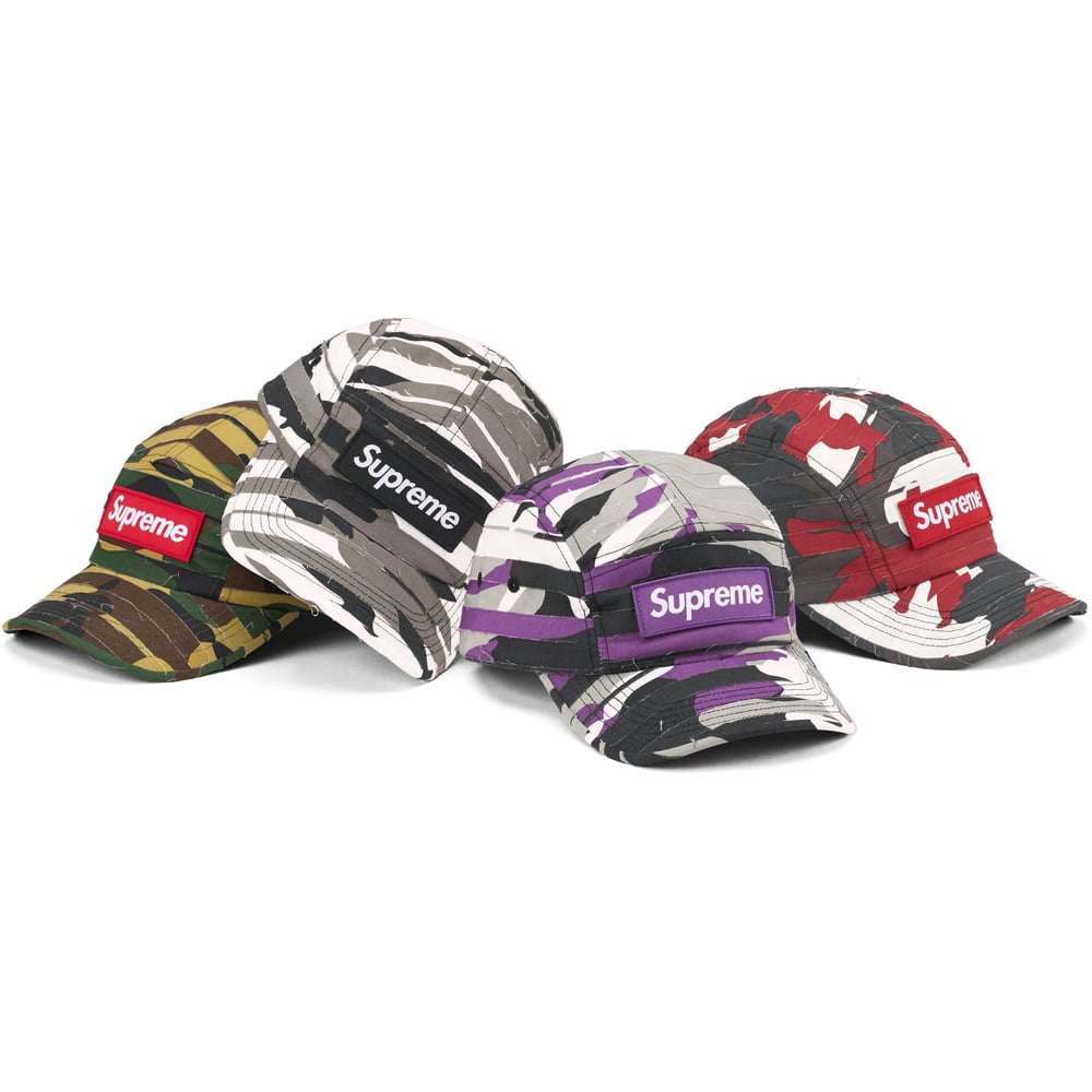 Supreme Layered Camo Camp Cap for spring summer 23 season