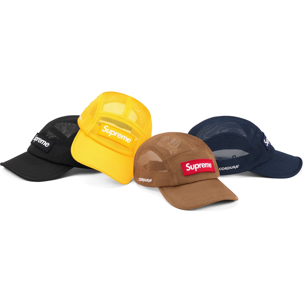 Supreme Mesh Cordura Camp Cap released during spring summer 23 season