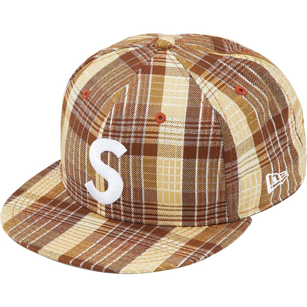 Details on Metallic Plaid S Logo New Era  from spring summer
                                                    2023 (Price is $50)