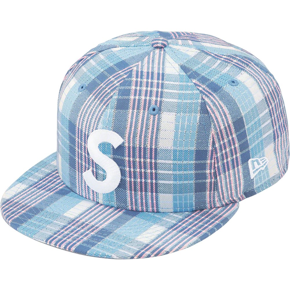 Details on Metallic Plaid S Logo New Era  from spring summer
                                                    2023 (Price is $50)