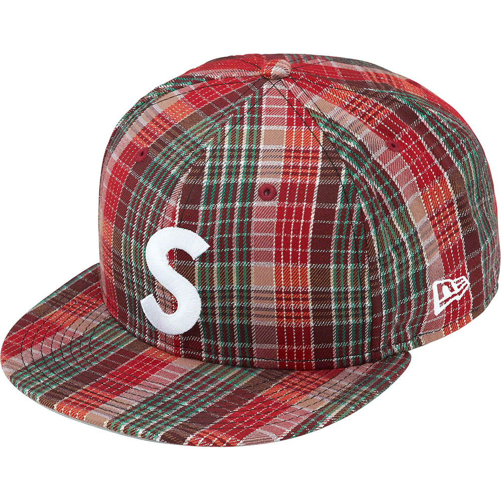 Details on Metallic Plaid S Logo New Era  from spring summer
                                                    2023 (Price is $50)