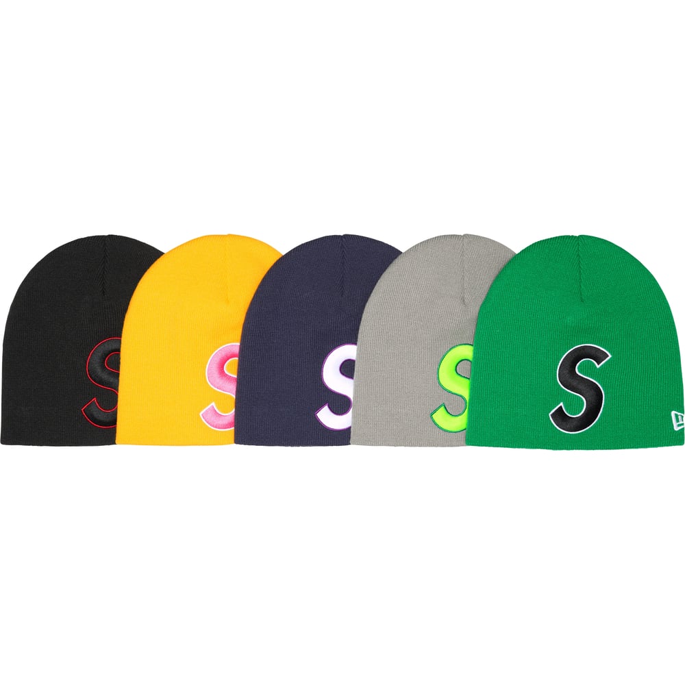 Supreme New Era S Logo Beanie releasing on Week 1 for spring summer 2023