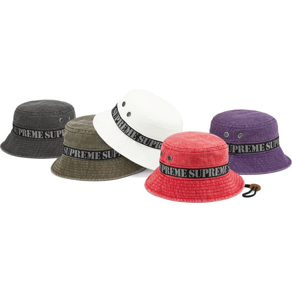 Supreme Stencil Webbing Boonie released during spring summer 23 season