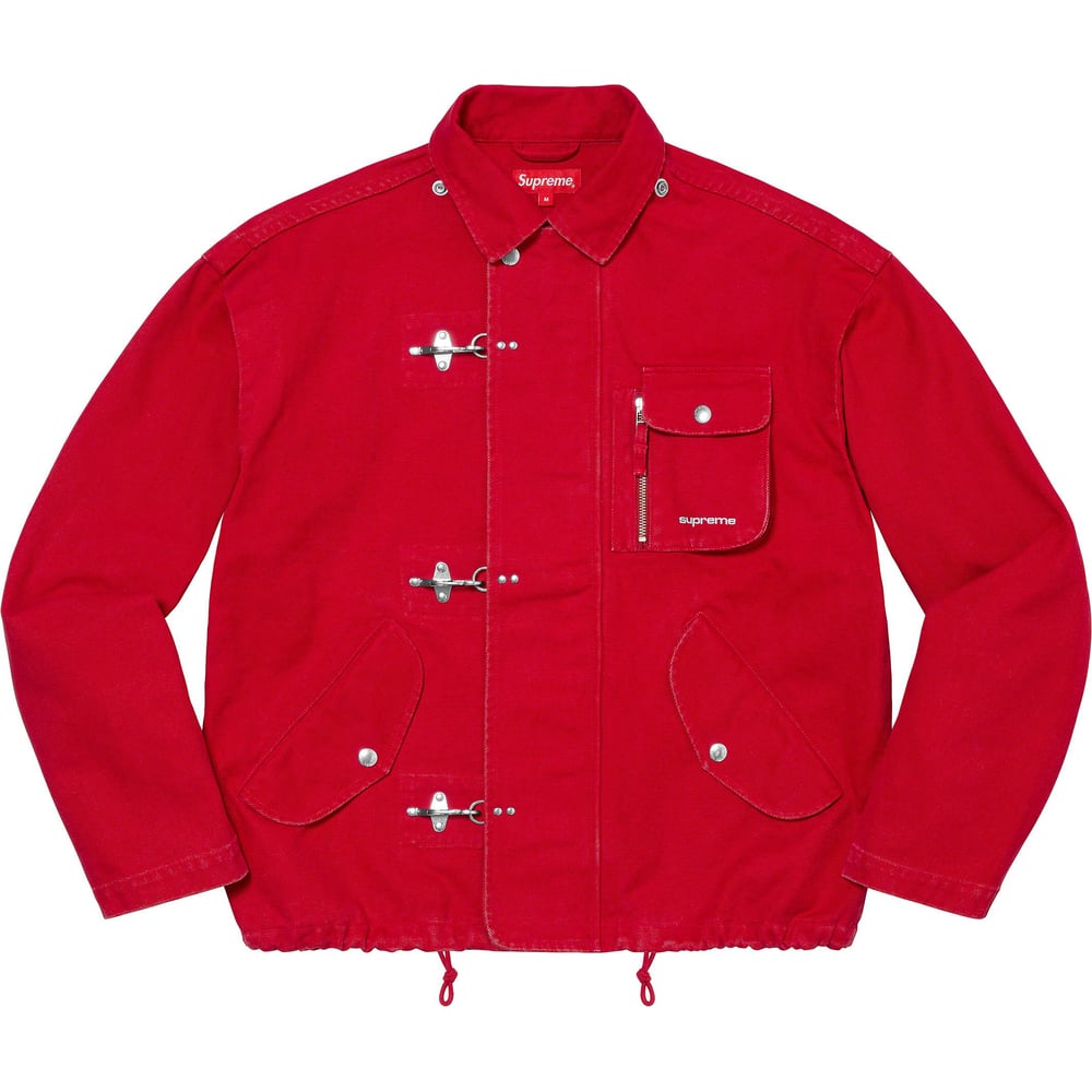 Details on Canvas Clip Jacket  from spring summer
                                                    2023 (Price is $248)