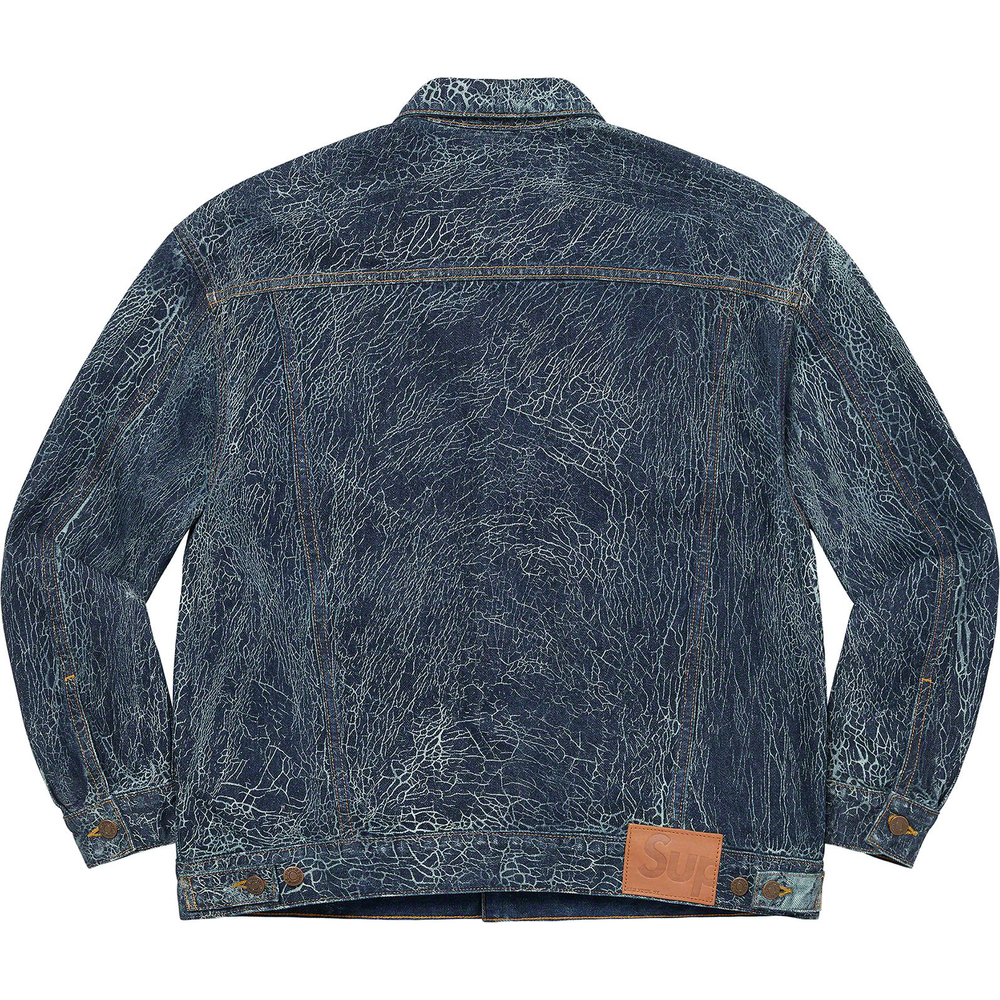 Supreme Crackle Denim Trucker Jacket (SS23)