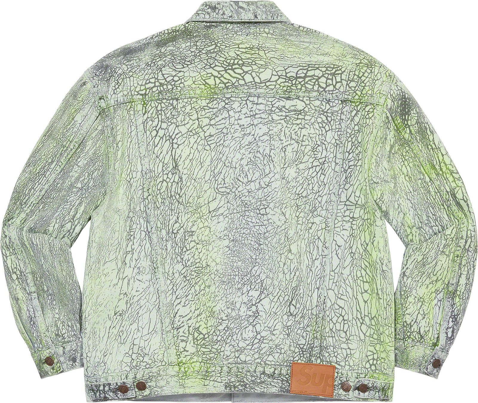 Supreme Crackle Denim Trucker Jacket (SS23)