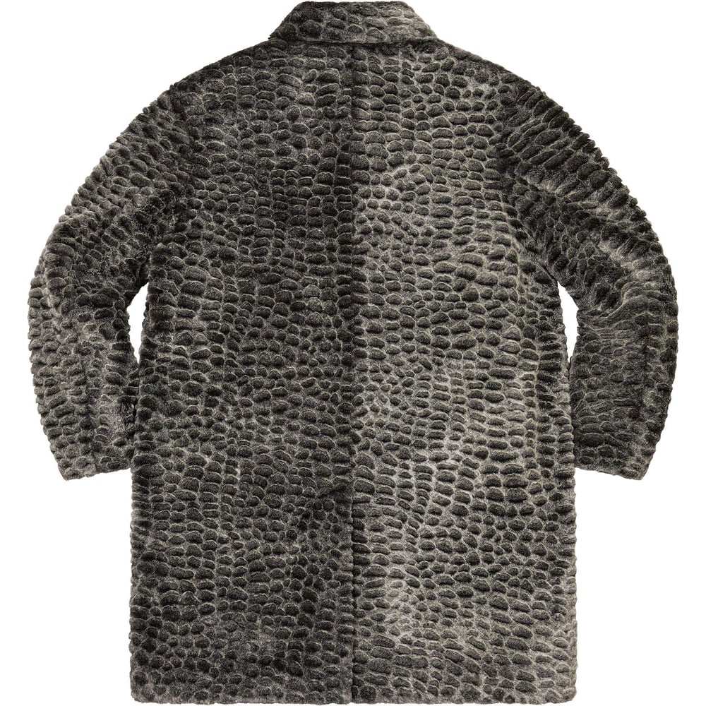 Details on Croc Faux Fur Overcoat  from spring summer 2023 (Price is $398)