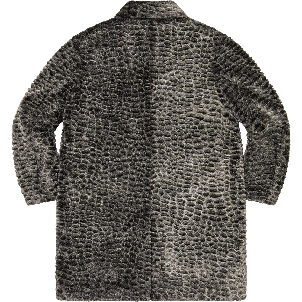 Details on Croc Faux Fur Overcoat  from spring summer
                                                    2023 (Price is $398)