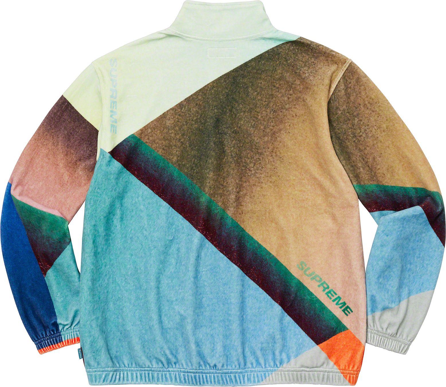 Geo Velour Track Jacket - spring summer 2023 - Supreme