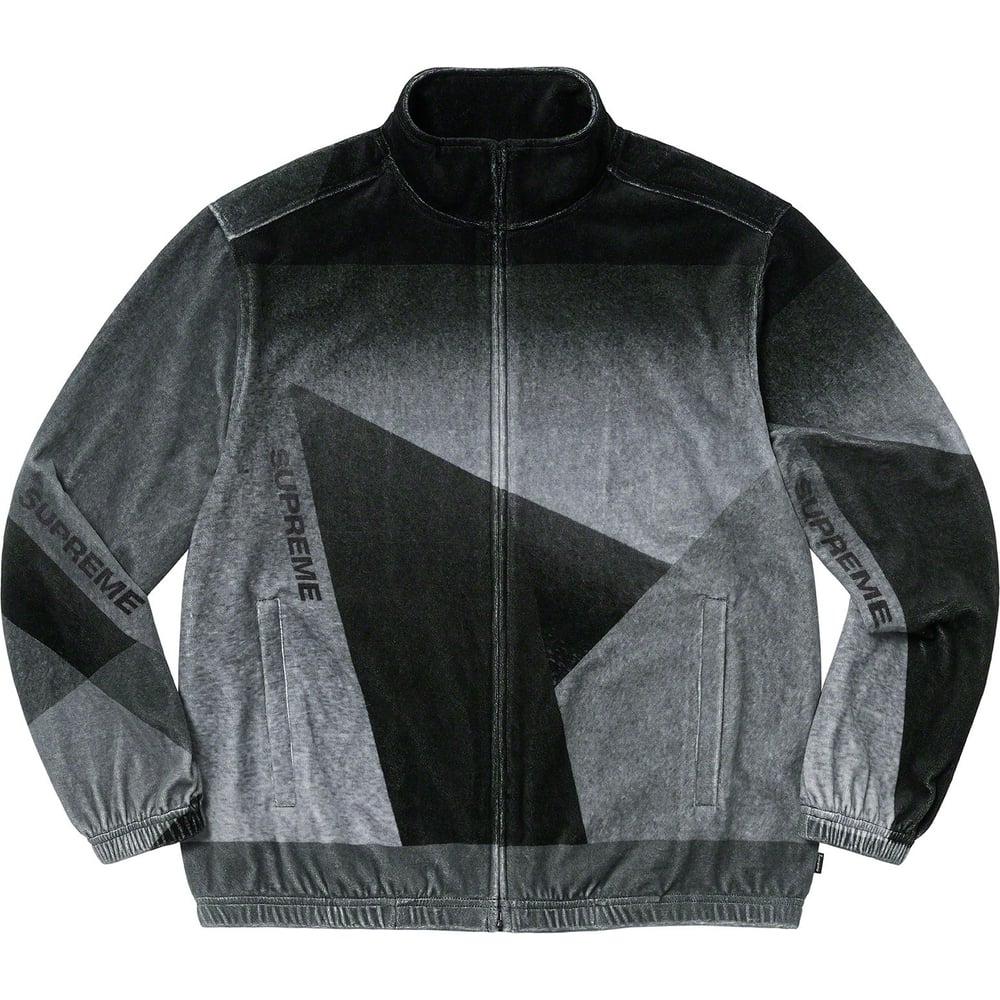 Details on Geo Velour Track Jacket  from spring summer
                                                    2023 (Price is $158)