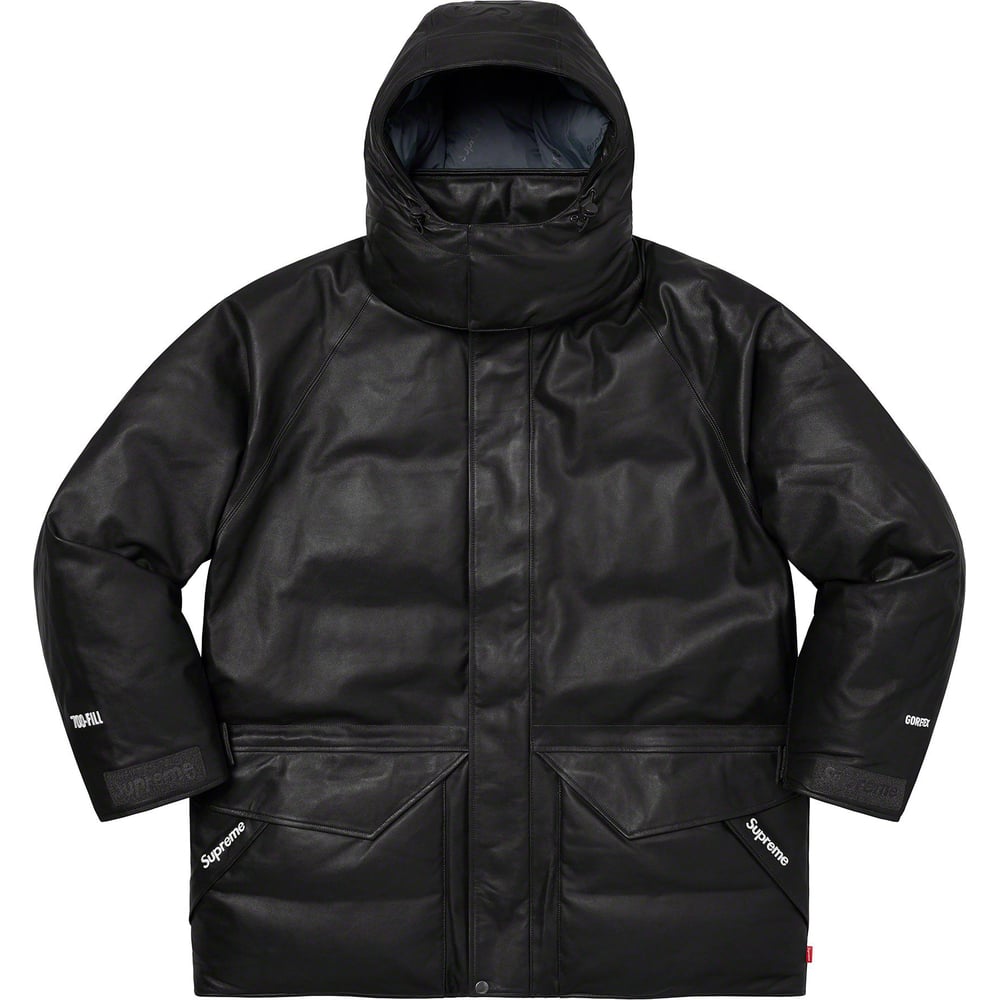 Details on GORE-TEX Leather 700-Fill Down Parka  from spring summer
                                                    2023 (Price is $1198)