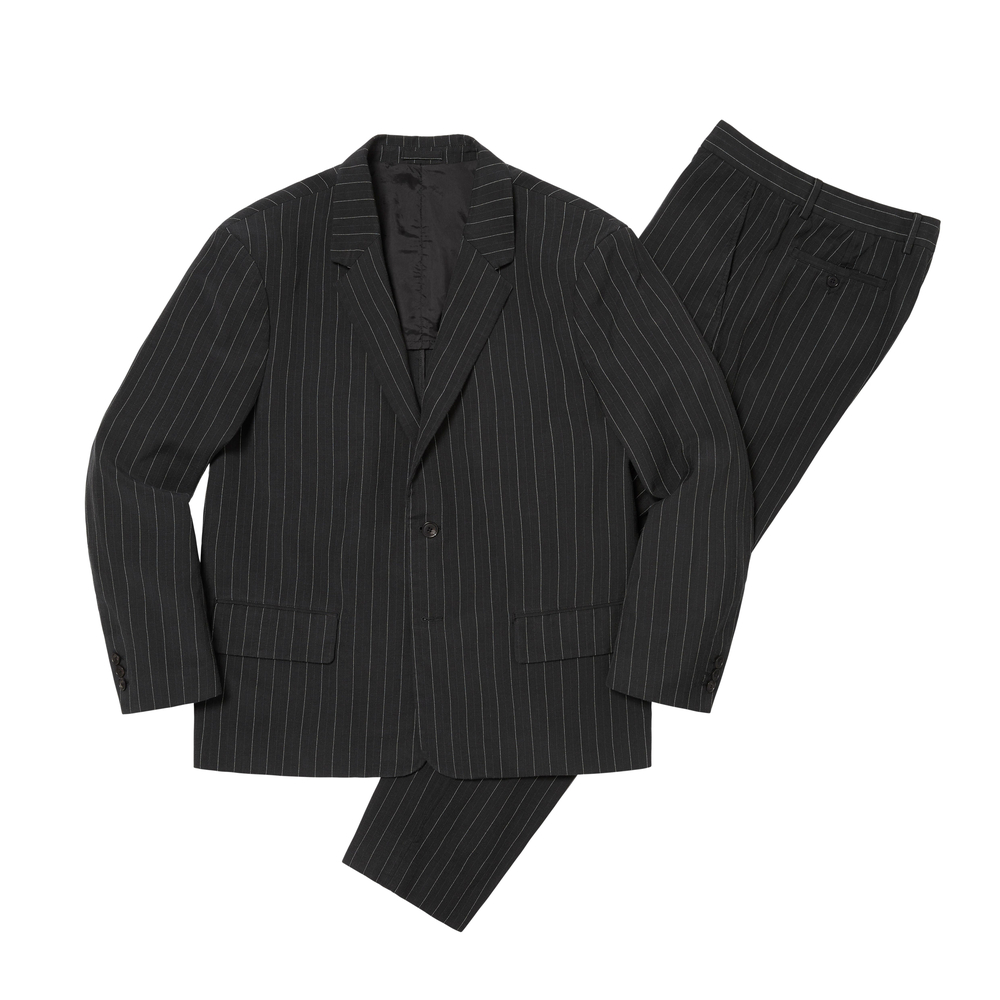 Details on Lightweight Pinstripe Suit from spring summer 2023