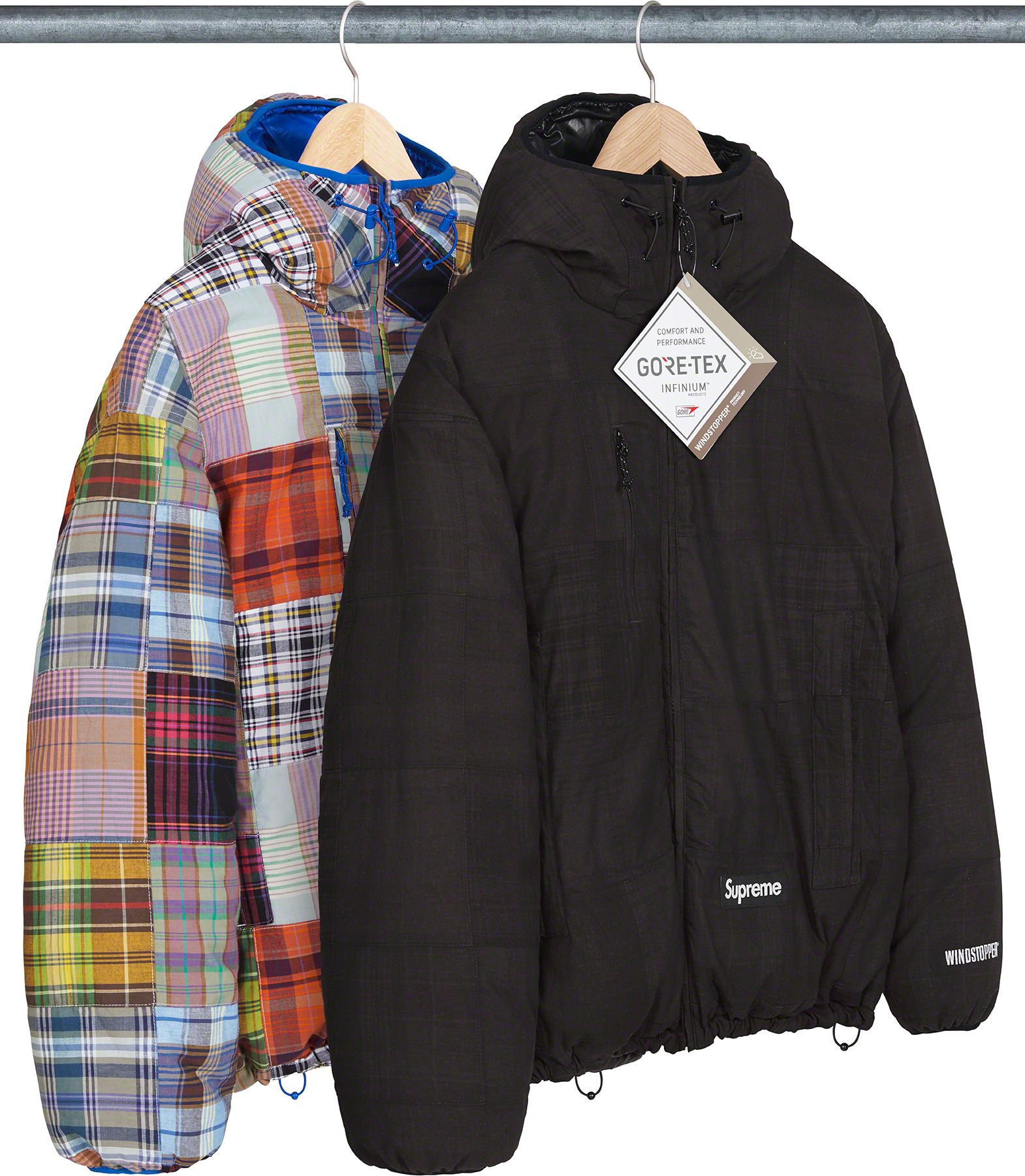 Supreme Madras Reversible Puffer Jacket