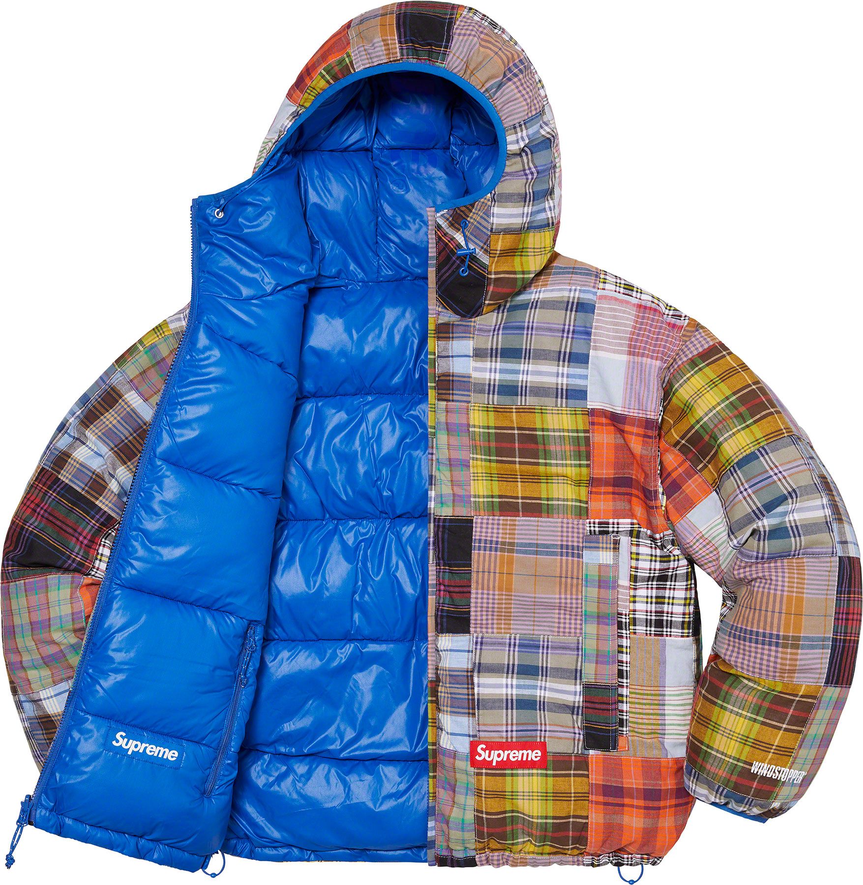 Supreme Madras Reversible Puffer Jacket-