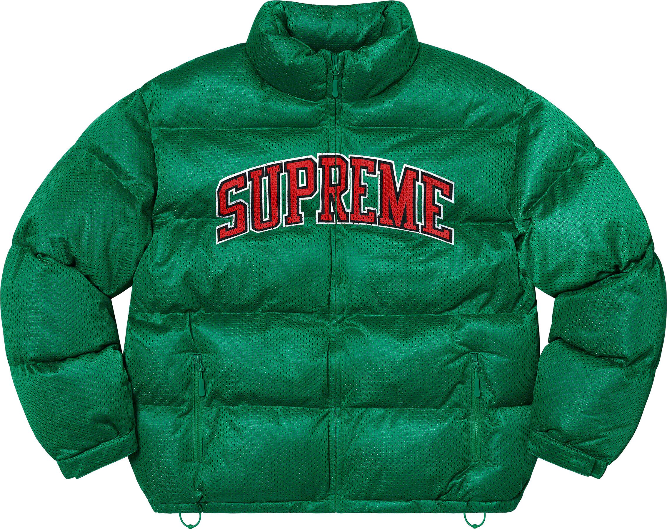 Supreme Mesh Jersey Puffer Jacket