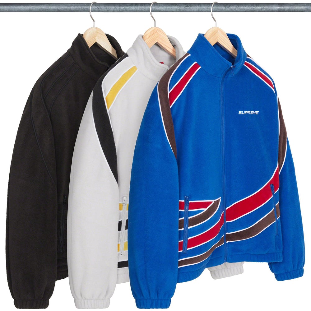 Supreme Racing Fleece Jacket released during spring summer 23 season