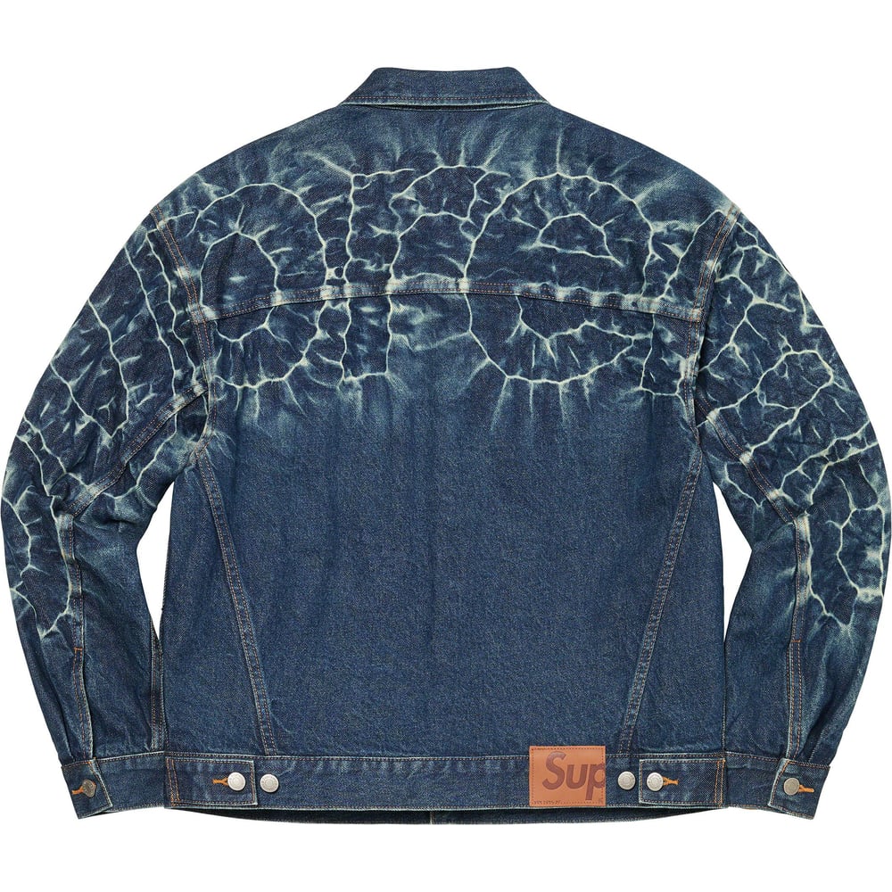 Details on Shibori Denim Trucker Jacket  from spring summer
                                                    2023 (Price is $298)