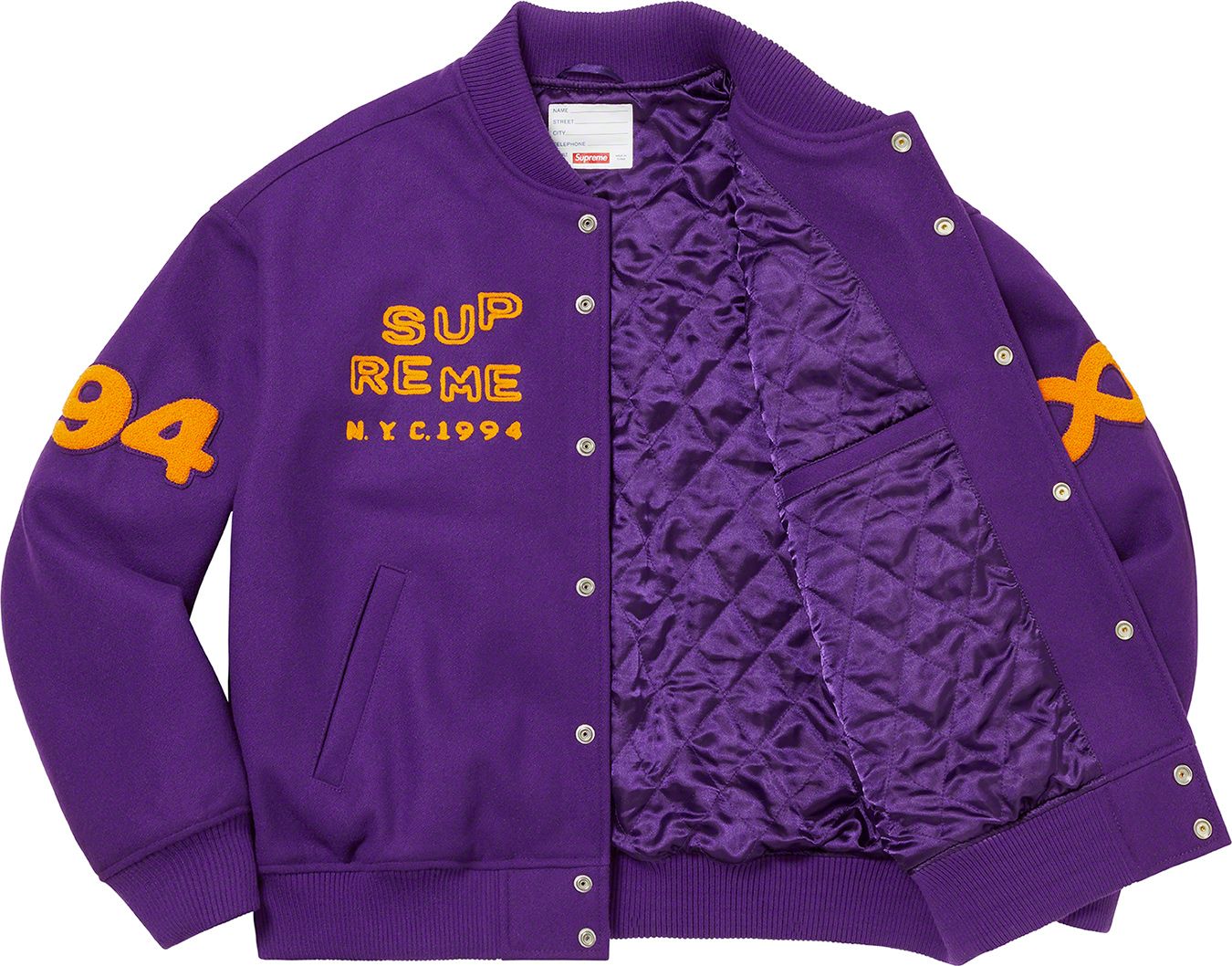 Tourist Varsity Jacket - spring summer 2023 - Supreme