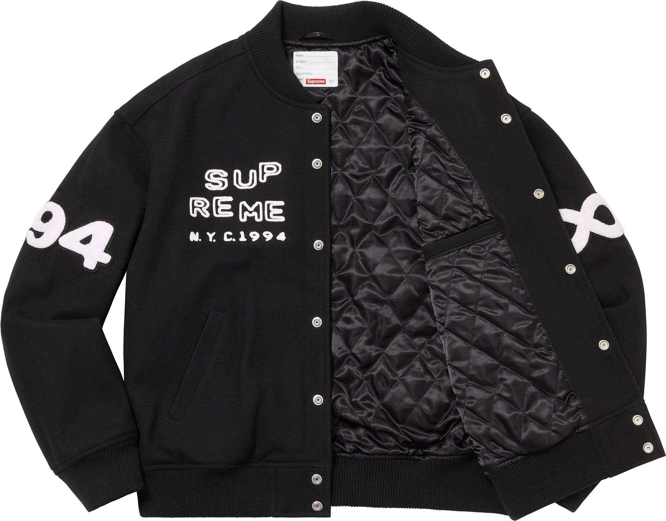 Tourist Varsity Jacket - spring summer 2023 - Supreme