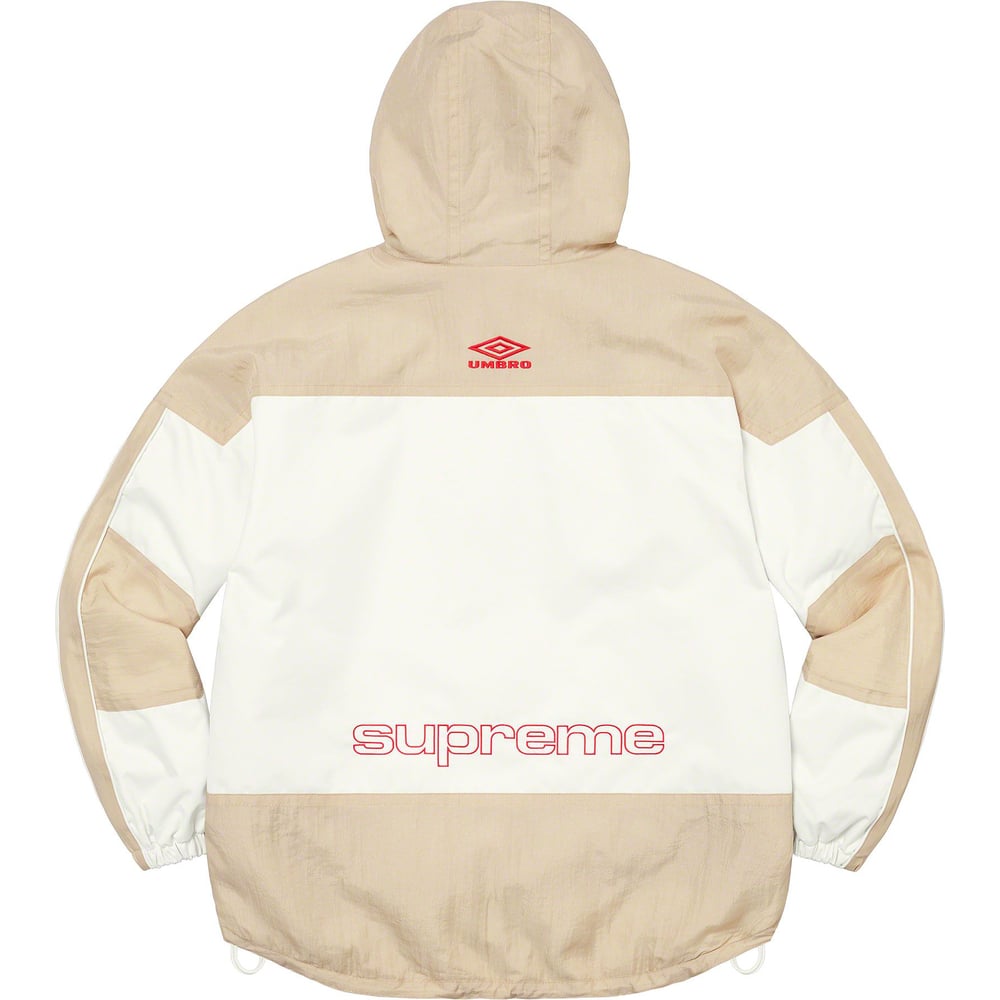 Details on Supreme Umbro Hooded Anorak  from spring summer
                                                    2023 (Price is $238)