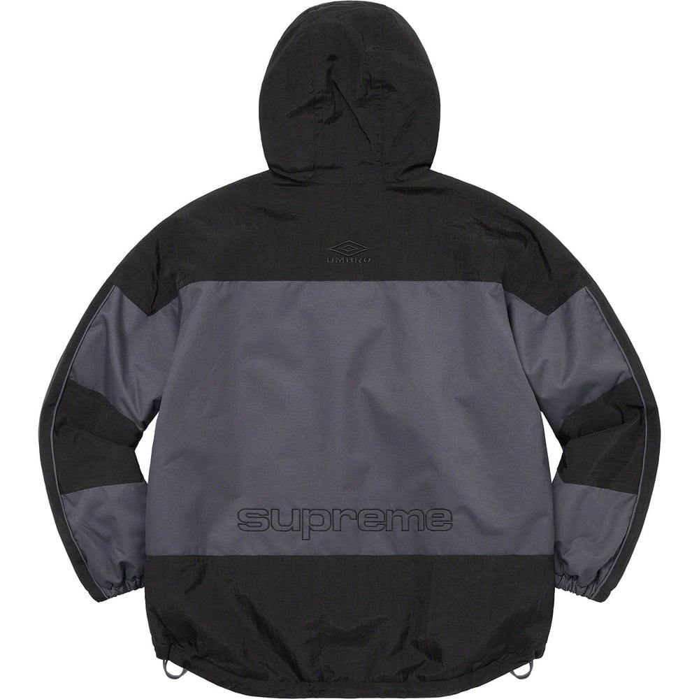 Details on Supreme Umbro Hooded Anorak  from spring summer
                                                    2023 (Price is $238)