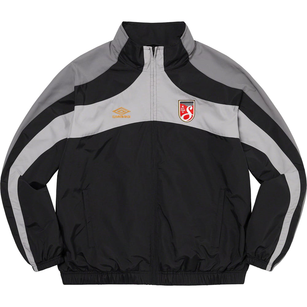 Details on Supreme Umbro Track Jacket  from spring summer
                                                    2023 (Price is $188)