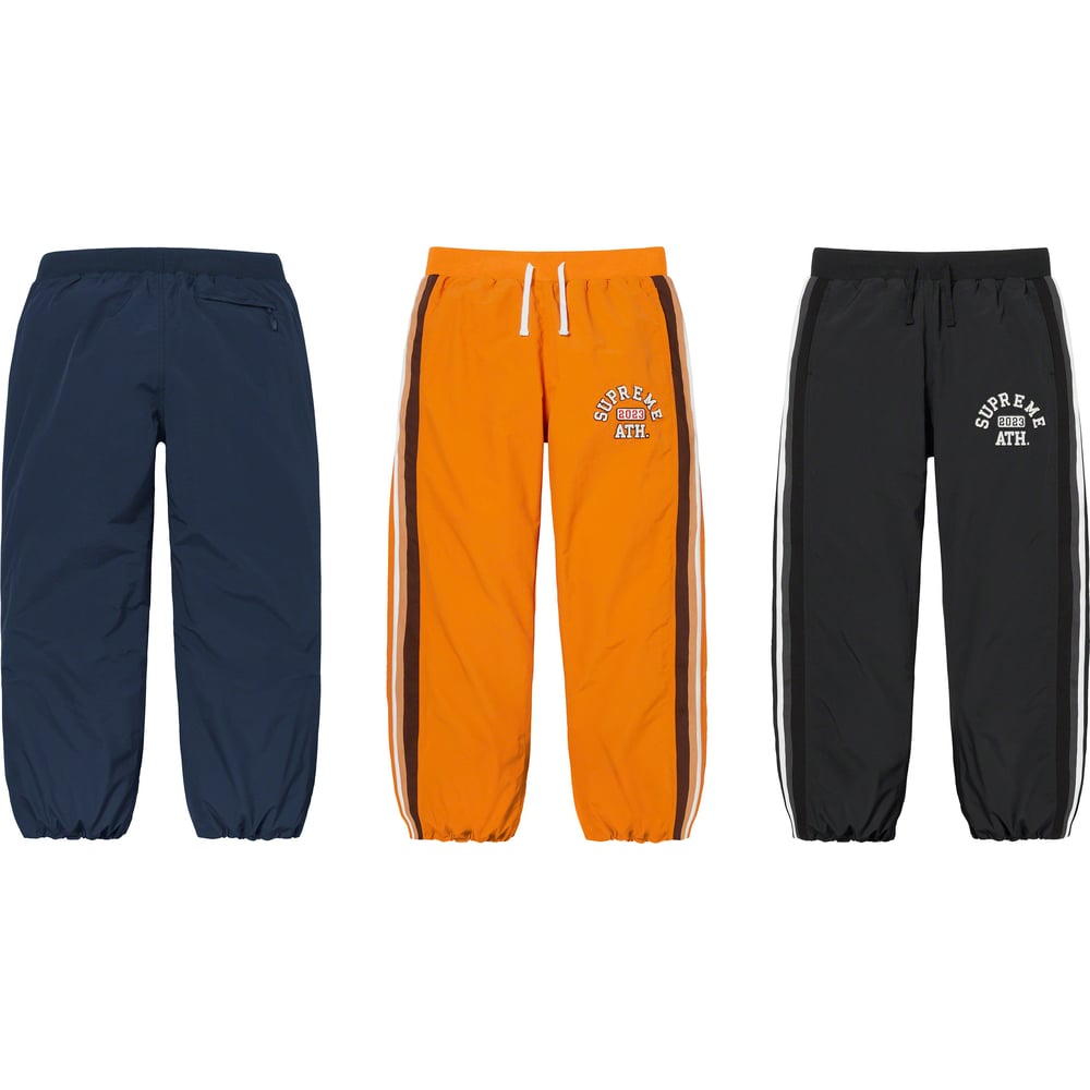 Supreme Appliqué Track Pant released during spring summer 23 season