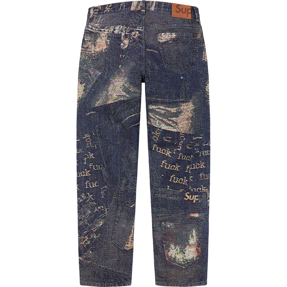 Details on Archive Denim Jacquard Regular Jean  from spring summer
                                                    2023 (Price is $248)