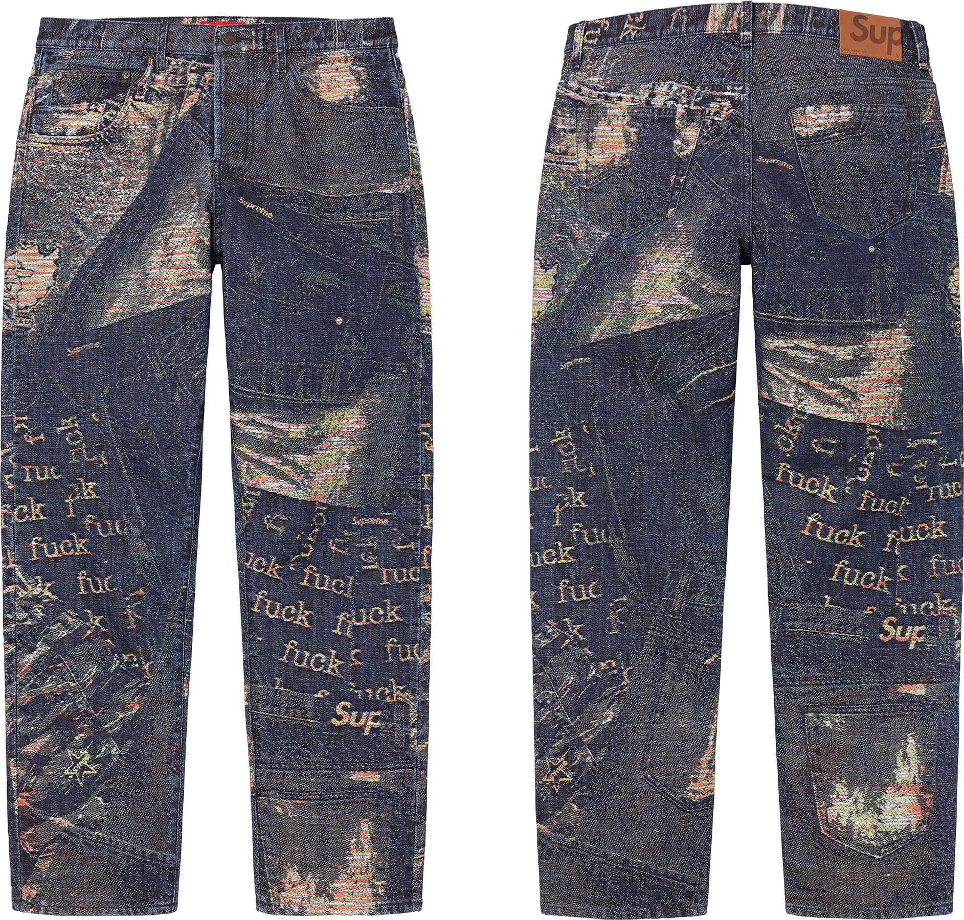 Archive Denim Jacquard Regular Jean - spring summer 2023 - Supreme