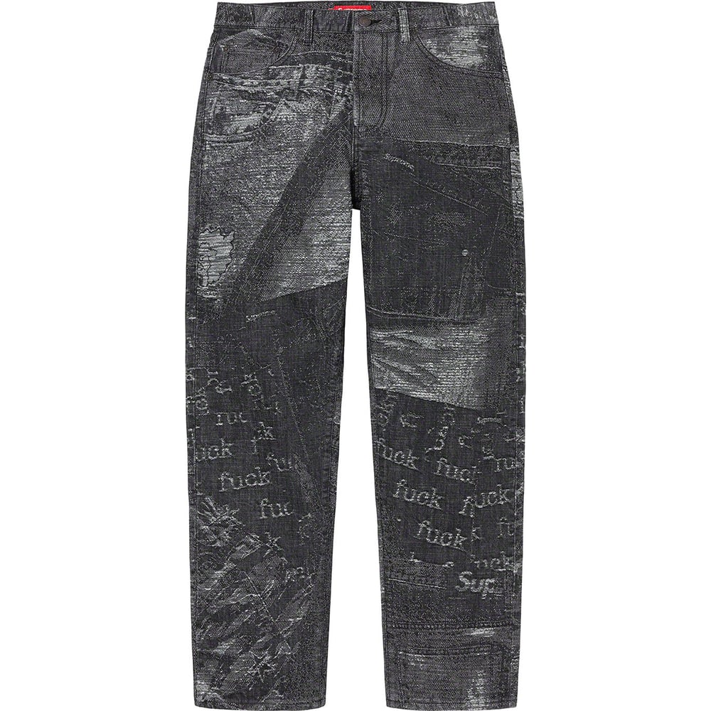 Details on Archive Denim Jacquard Regular Jean [hidden] from spring summer
                                                    2023 (Price is $248)