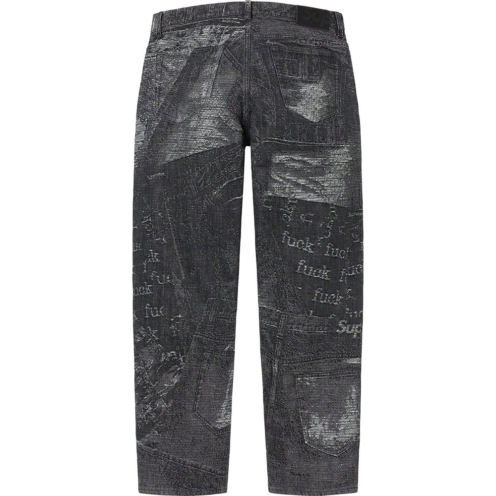 Details on Archive Denim Jacquard Regular Jean [hidden] from spring summer
                                                    2023 (Price is $248)