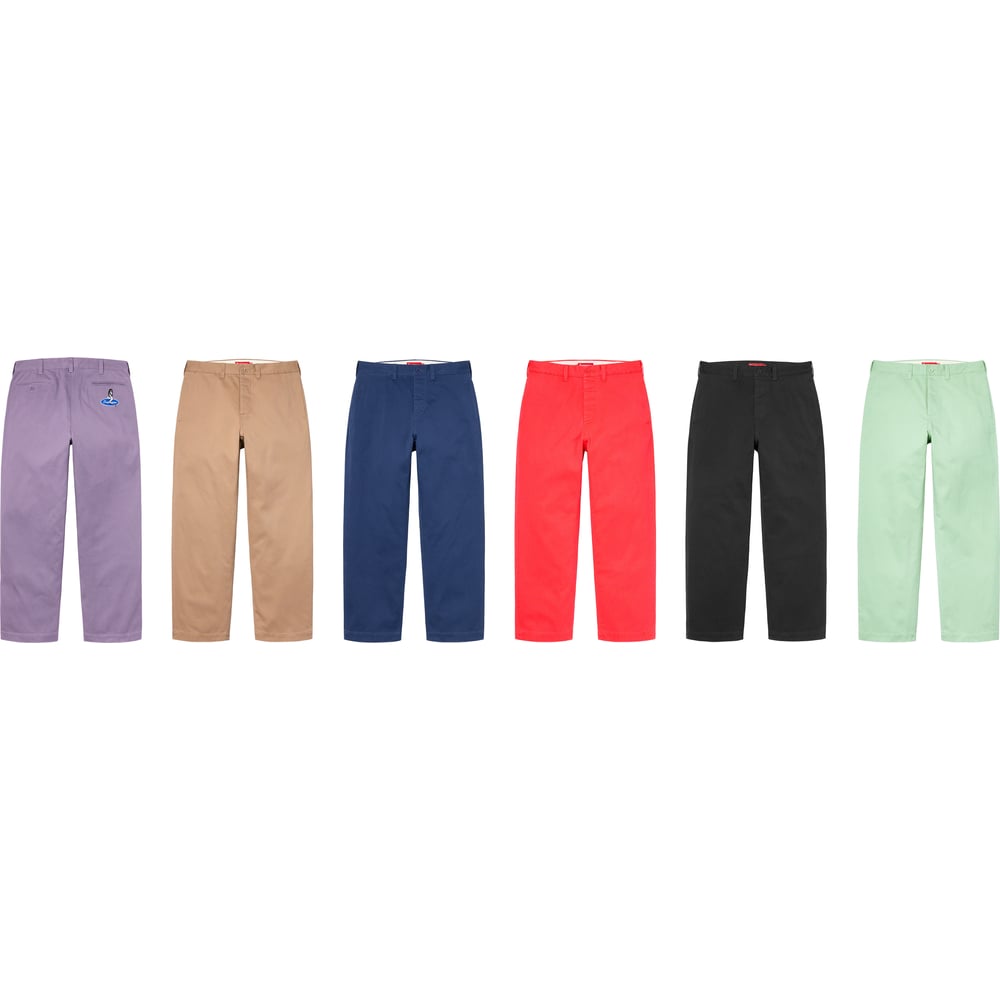 Supreme Chino Pant releasing on Week 1 for spring summer 23