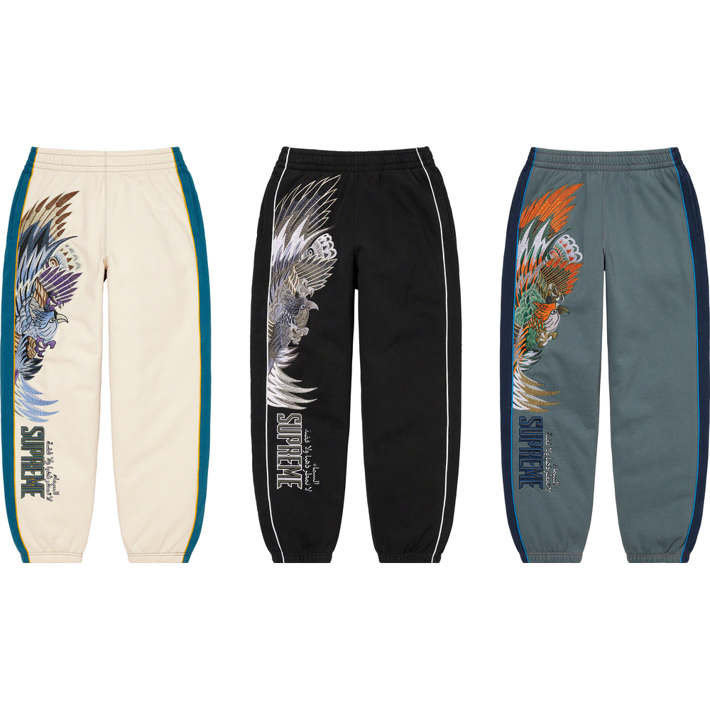 Supreme Falcon Sweatpant releasing on Week 1 for spring summer 23
