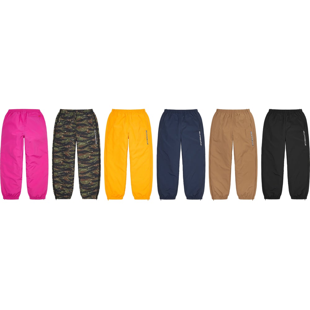 Supreme Full Zip Baggy Warm Up Pant released during spring summer 23 season