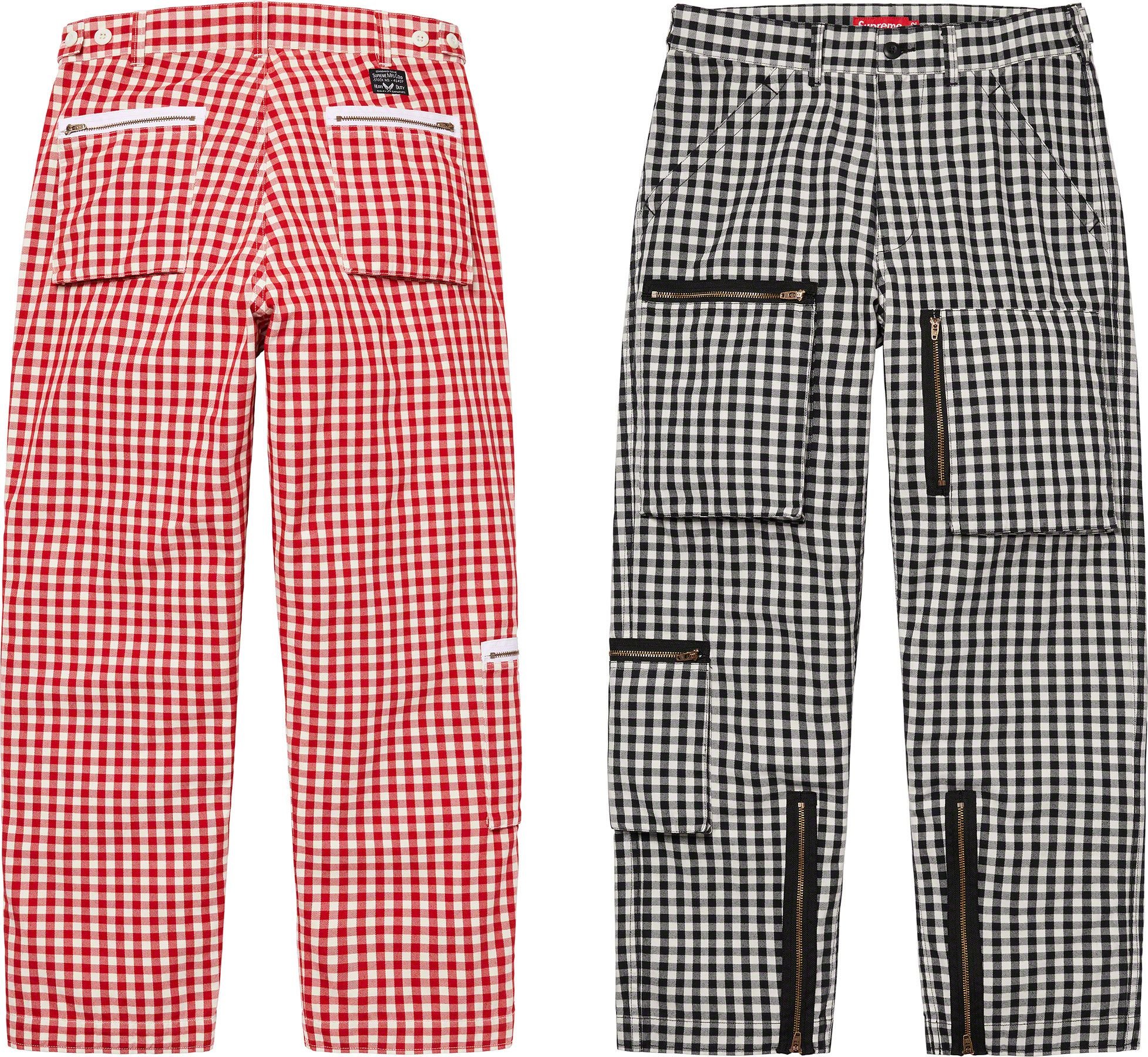 Gingham Flight Pant - spring summer 2023 - Supreme