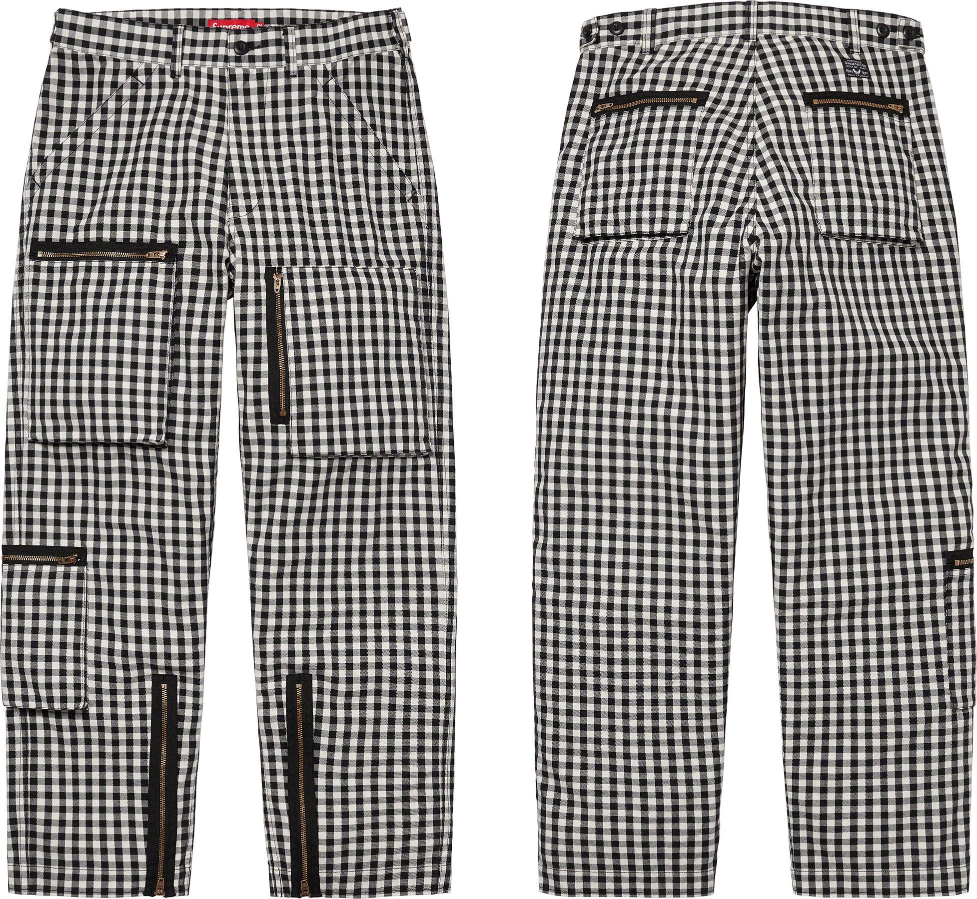 Gingham Flight Pant - spring summer 2023 - Supreme