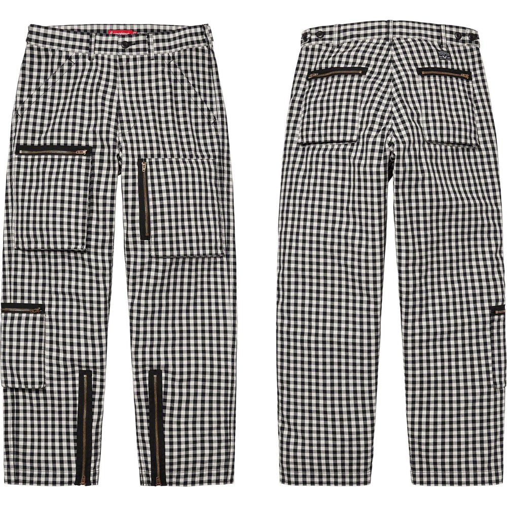 Details on Gingham Flight Pant  from spring summer 2023