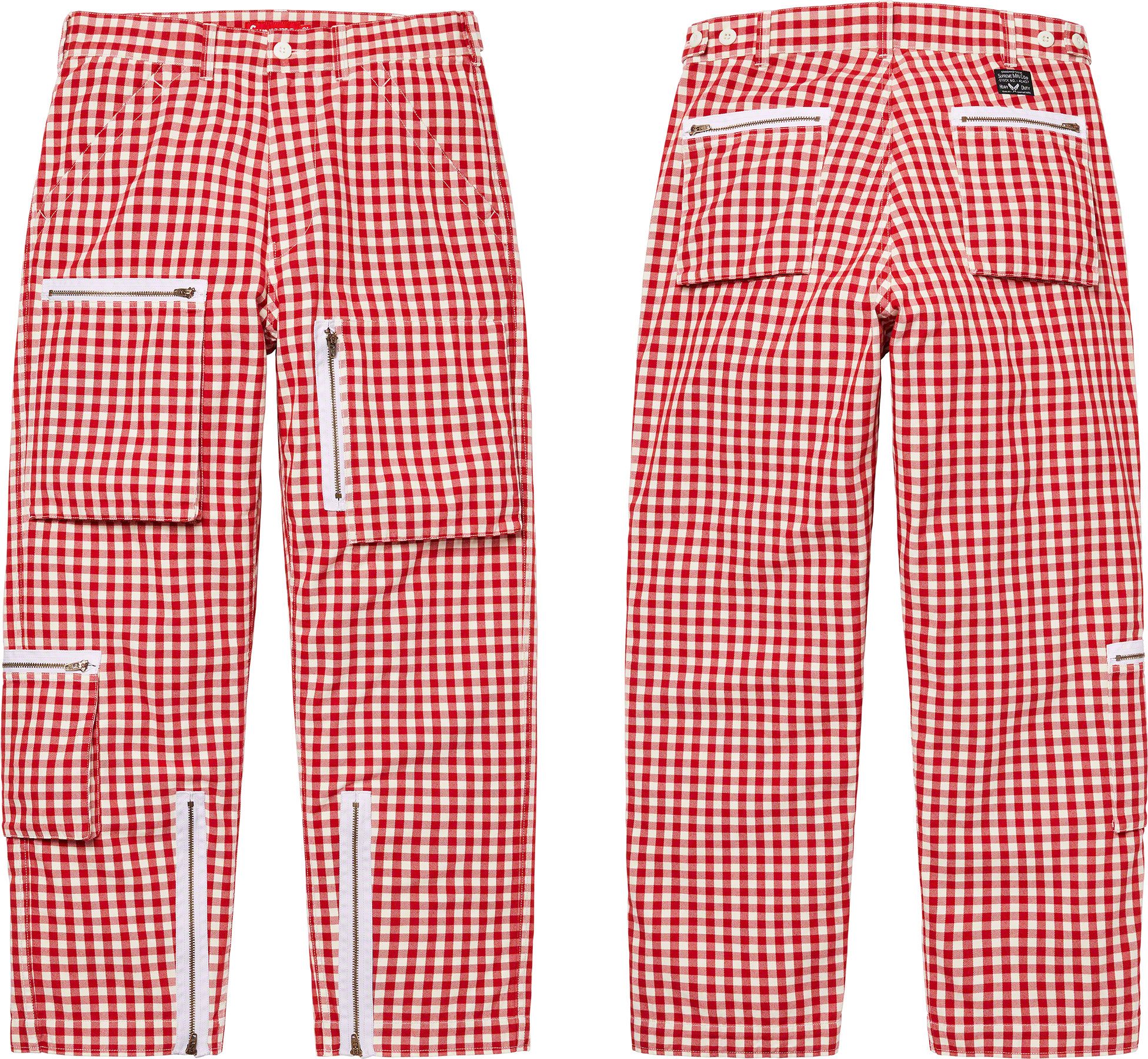 Gingham Flight Pant - spring summer 2023 - Supreme