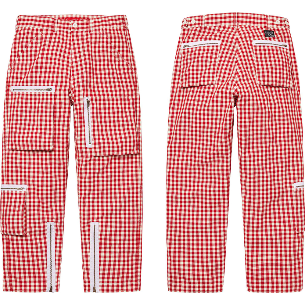 Details on Gingham Flight Pant  from spring summer 2023 (Price is $168)
