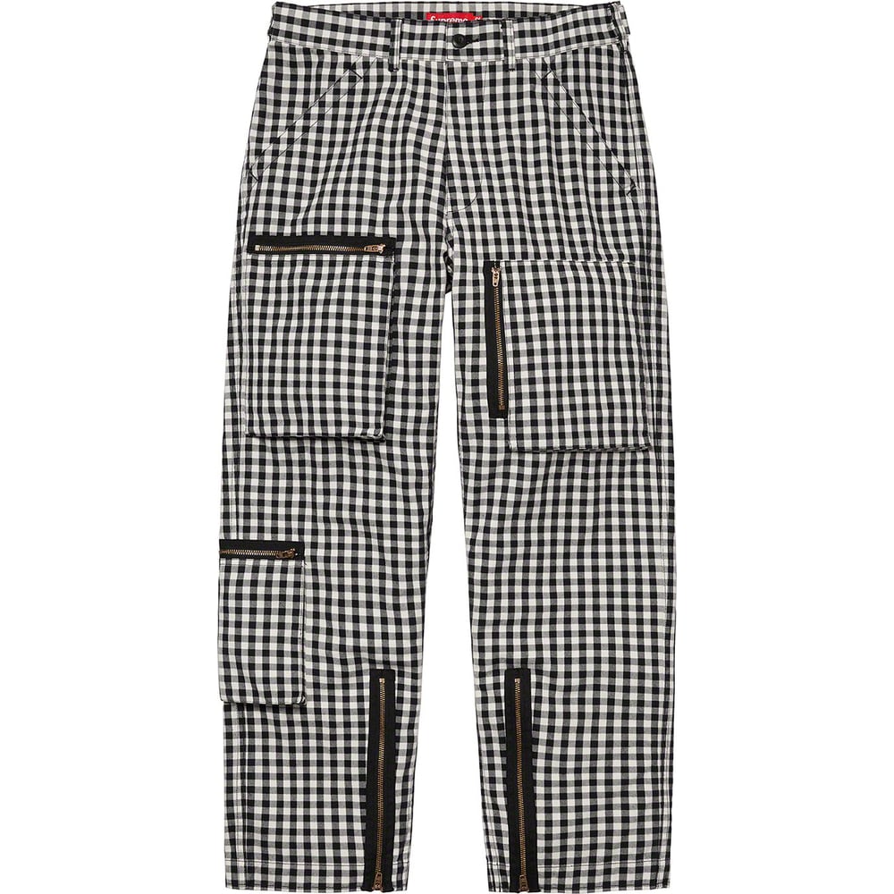 Details on Gingham Flight Pant  from spring summer
                                                    2023 (Price is $168)