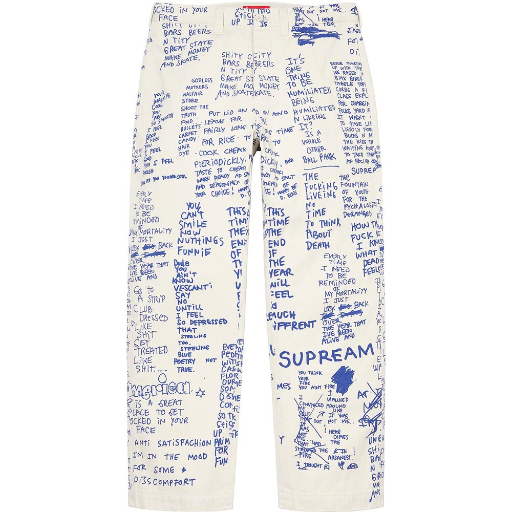 Details on Gonz Poems Chino Pant [hidden] from spring summer
                                                    2023 (Price is $168)