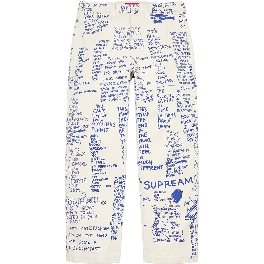 Details on Gonz Poems Chino Pant [hidden] from spring summer
                                                    2023 (Price is $168)