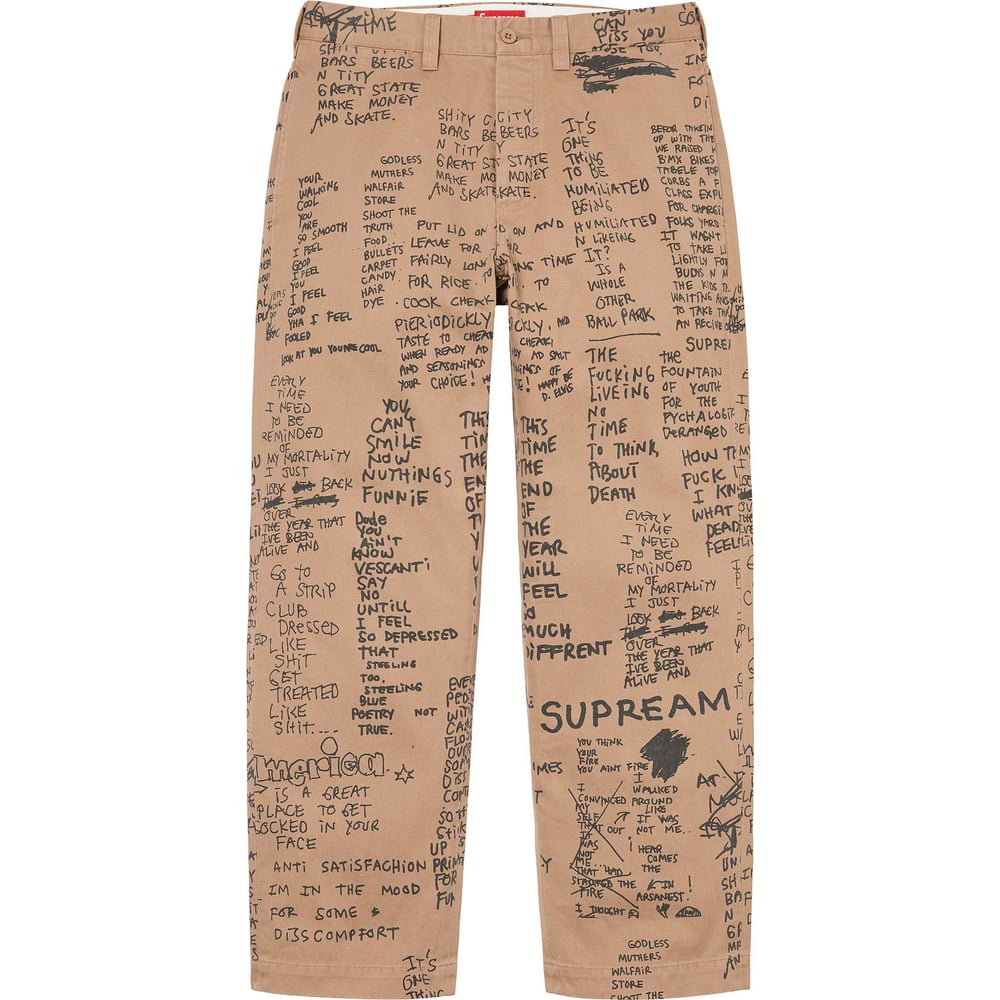 Supreme Gonz Poems Chino Pant 32-