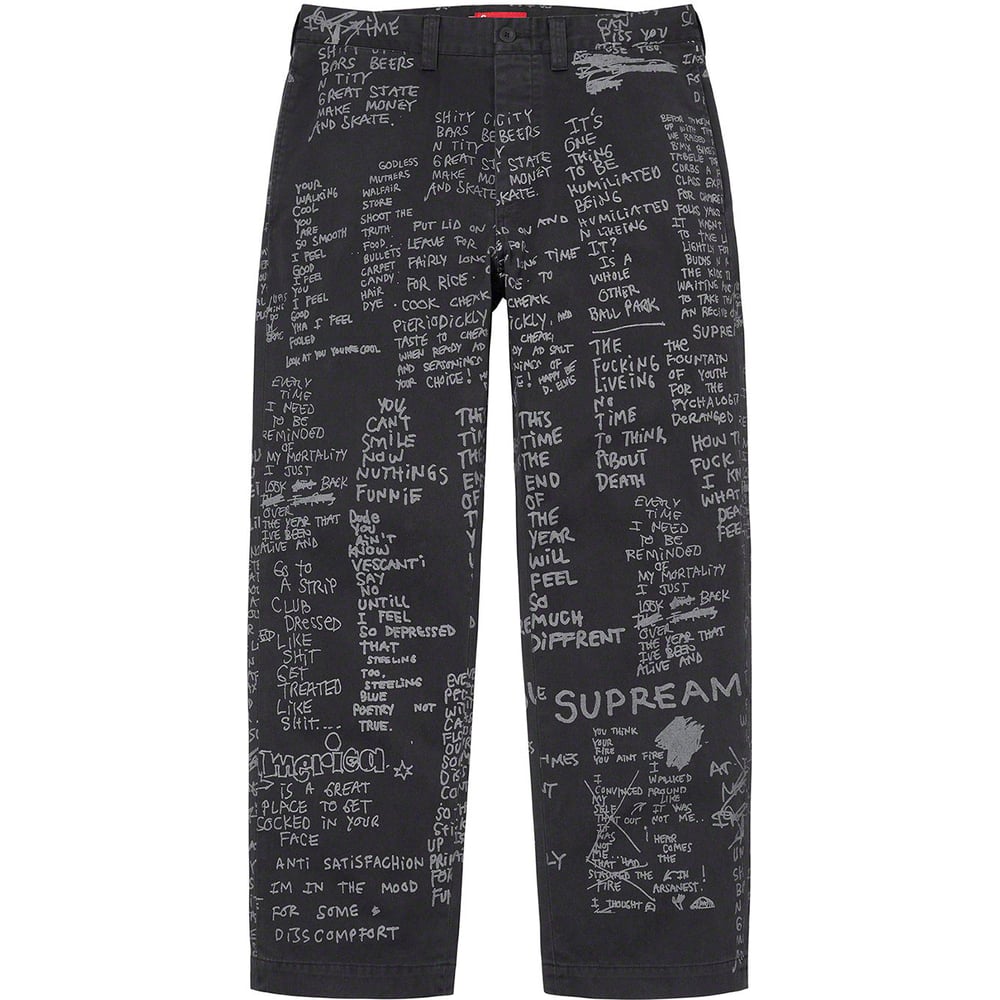Details on Gonz Poems Chino Pant [hidden] from spring summer 2023 (Price is $168)