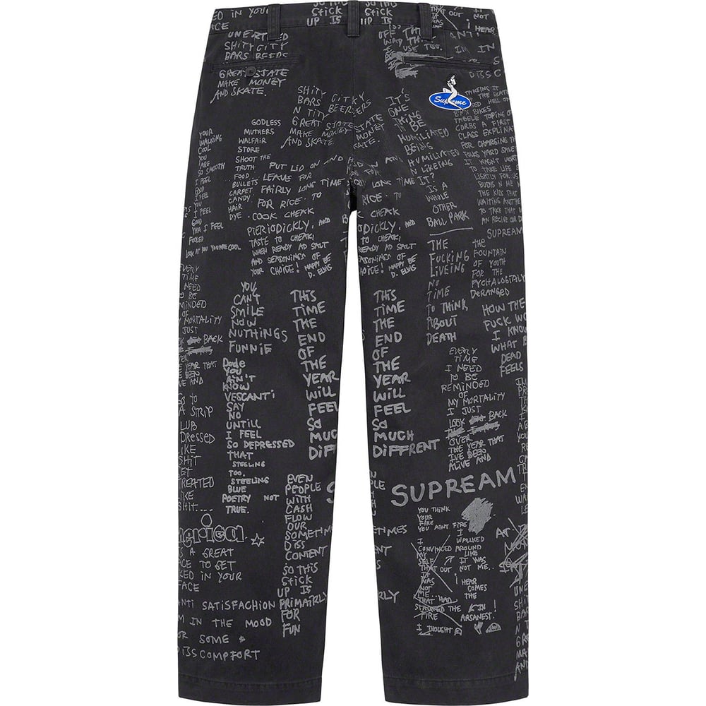 Details on Gonz Poems Chino Pant [hidden] from spring summer
                                                    2023 (Price is $168)