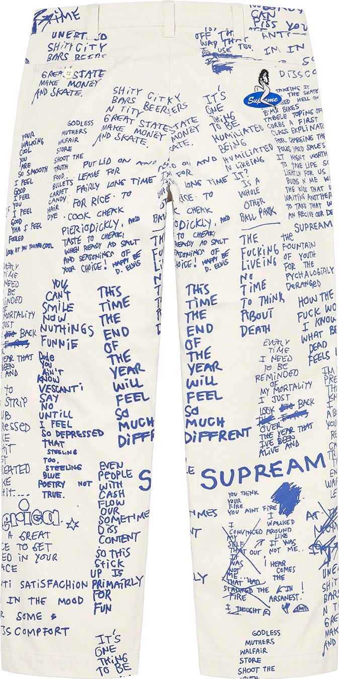 Supreme Gonz Poems Chino Pant